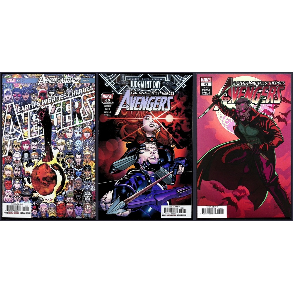 Avengers 3X Comic Lot #42 60 66 Origin of Thor Blade Variant Marvel
